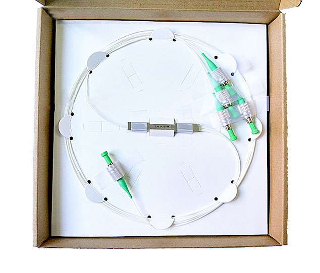 1X4 PM Fiber Coupler 1310nm 1550nm Polarization-maintaining Splitter Slow Axis